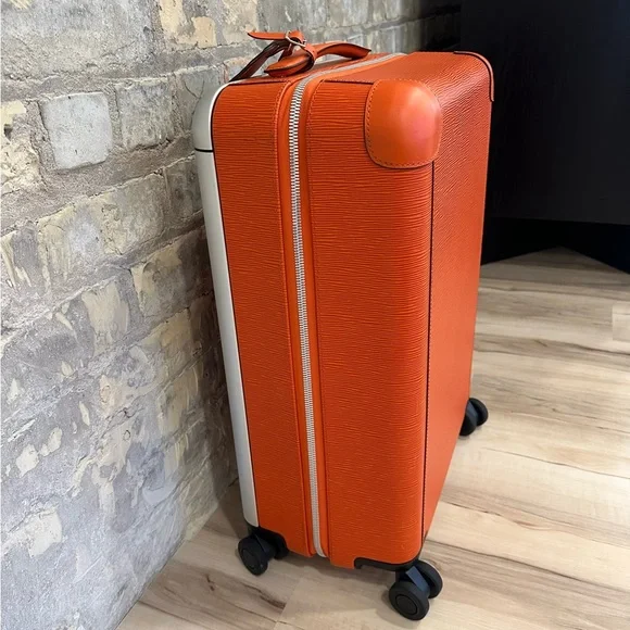 Orange Louis Vuitton Horizon 55 Rolling Suitcase - Picture 8 of 16